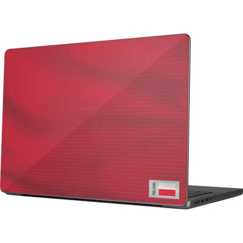 Poland Soccer Flag Apple MacBook Pro 14-inch Skin